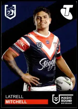 2019 Magic Round - Card 109 Latrell Mitchell Sydney Roosters