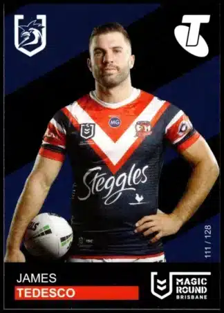 2019 Magic Round - Card 111 James Tedesco Sydney Roosters
