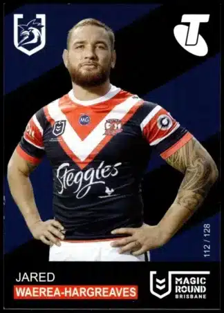 2019 Magic Round - Card 112 Jared Waerea-Hargreaves Sydney Roosters
