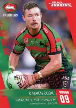 2019 NRL Traders Player In Focus - IF09 Damien Cook South Sydney Rabbitohs