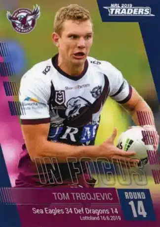 2019 NRL Traders Player In Focus - IF14 Tom Trbojevic Manly Sea Eagles