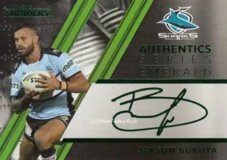 2019 NRL Traders Emerald Signature Series - ASE04 Jayson Bukuya Cronulla Sharks