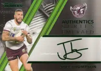 2019 NRL Traders Emerald Signature Series - ASE06 Joel Thompson Manly Sea Eagles