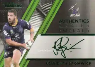 2019 NRL Traders Emerald Signature Series - ASE07 Kenneath Bromwich Melbourne Storm