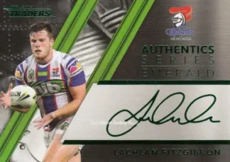2019 NRL Traders Emerald Signature Series - ASE08 Lachlan Fitzgibbon Newcastle Knights