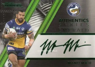 2019 NRL Traders Emerald Signature Series - ASE10 Manu Ma'u Parramatta Eels