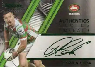 2019 NRL Traders Emerald Signature Series - ASE12 Damien Cook South Sydney Rabbitohs