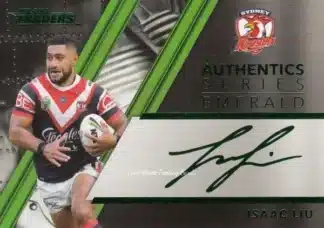 2019 NRL Traders Emerald Signature Series - ASE14 Isaac Liu Sydney Roosters