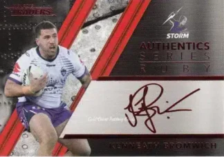 2019 NRL Traders Ruby Signature Series - ASR07 Kenneath Bromwich Melbourne Storm
