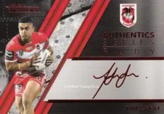 2019 NRL Traders Ruby Signature Series - ASR13 Tim Lafai St George Dragons