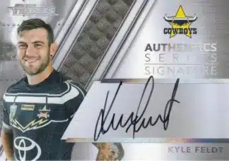 2019 NRL Traders Authentics Signature Series - AS09 Kyle Feldt North Qld Cowboys