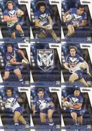 2019 NRL Traders Base Team Set - Canterbury Bulldogs