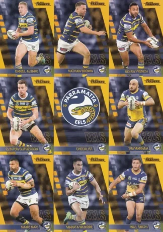 2019 NRL Traders Base Team Set - Parramatta Eels