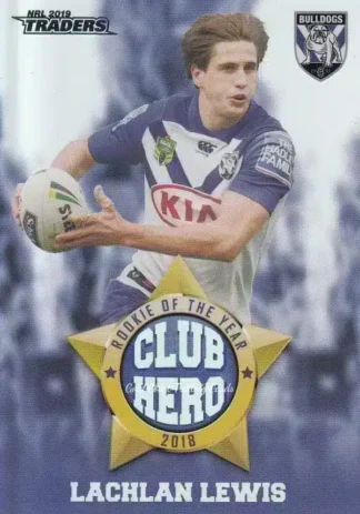 2019 NRL Traders Club Hero - CH06 Lachlan Lewis Canterbury Bulldogs