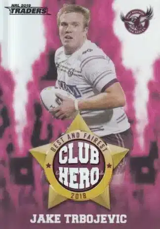 2019 NRL Traders Club Hero - CH11 Jake Trbojevic Manly Sea Eagles