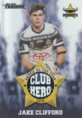 2019 NRL Traders Club Hero - CH18 Jake Clifford North Qld Cowboys