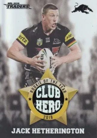 2019 NRL Traders Club Hero - CH22 Jack Hetherington Penrith Panthers