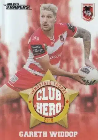 2019 NRL Traders Club Hero - CH26 Gareth Widdop St George Dragons