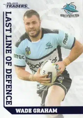 2019 NRL Traders Last Line Of Defence - LD07 Wade Graham Cronulla Sharks