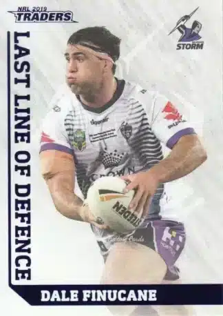 2019 NRL Traders Last Line Of Defence - LD13 Dale Finucane Melbourne Storm