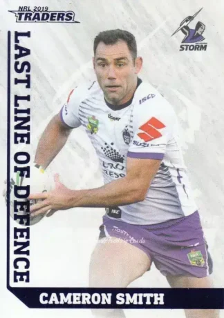 2019 NRL Traders Last Line Of Defence - LD14 Cameron Smith Melbourne Storm