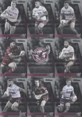 2019 NRL Traders Platinum Parallel Team Set - Manly Sea Eagles