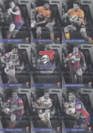 2019 NRL Traders Platinum Parallel Team Set - Newcastle Knights