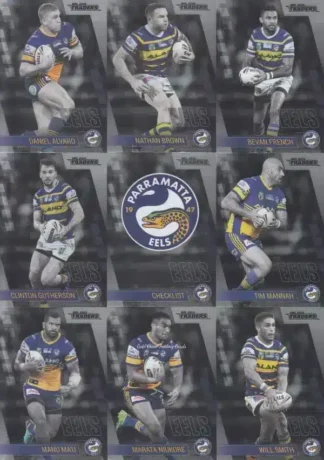2019 NRL Traders Platinum Parallel Team Set - Parramatta Eels