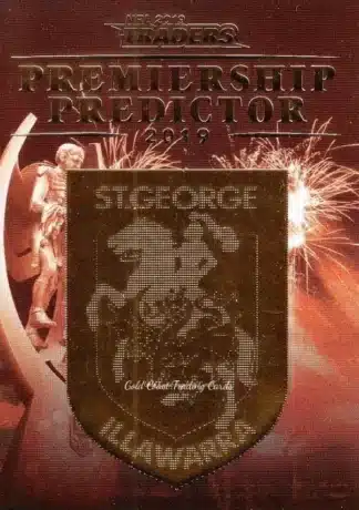 2019 NRL Traders Premiership Predictor - PP13 St George Dragons
