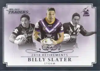 2019 NRL Traders Case Card - RP04 Billy Slater Melbourne Storm