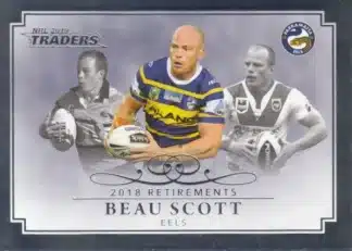 2019 NRL Traders Case Card - RP09 Beau Scott Parramatta Eels
