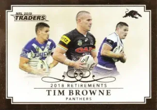2019 NRL Traders 2018 Retirements - R10 Tim Browne Penrith Panthers