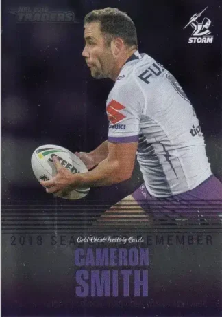 2019 NRL Traders Season To Remember - SR21 Cameron Smith Melbourne Storm