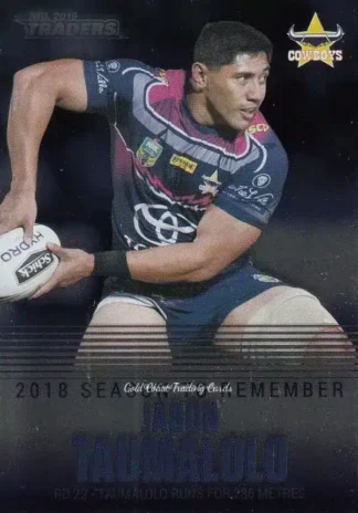 2019 NRL Traders Season To Remember - SR26 Jason Taumalolo North Qld Cowboys