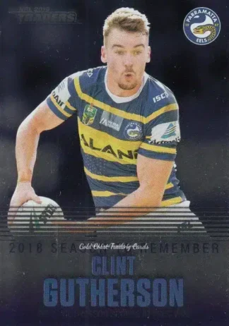2019 NRL Traders Season To Remember - SR28 Clint Gutherson Parramatta Eels