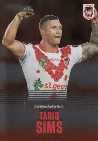 2019 NRL Traders Season To Remember - SR38 Tariq Sims St George Dragons