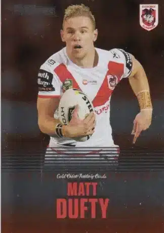 2019 NRL Traders Season To Remember - SR39 Matt Dufty St George Dragons