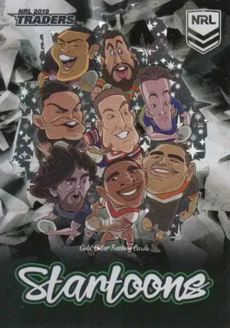 2019 NRL Traders Startoons Black - SBA14 Group B Header Card