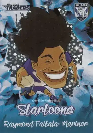 2019 NRL Traders Startoons Blue - SBL03 Raymond Faitala-Mariner Canterbury Bulldogs