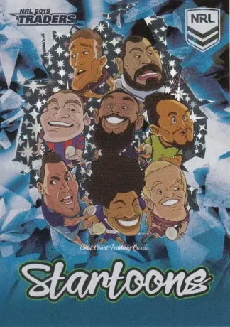 2019 NRL Traders Startoons Blue - SBL05 Group A Header Card
