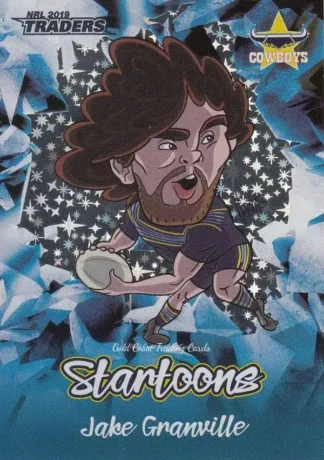 2019 NRL Traders Startoons Blue - SBL10 Jake Granville North Qld Cowboys