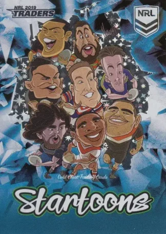 2019 NRL Traders Startoons Blue - SBL14 Group B Header Card