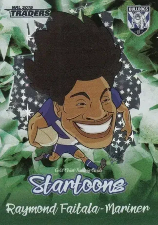 2019 NRL Traders Startoons Green - SG03 Raymond Faitala-Mariner Canterbury Bulldogs