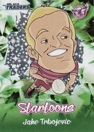 2019 NRL Traders Startoons Green - SG07 Jake Trbojevic Manly Sea Eagles