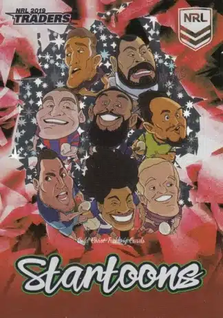 2019 NRL Traders Startoons Red - SR05 Group A Header Card