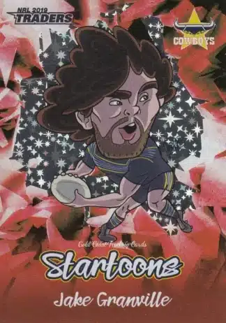 2019 NRL Traders Startoons Red - SR10 Jake Granville North Qld Cowboys