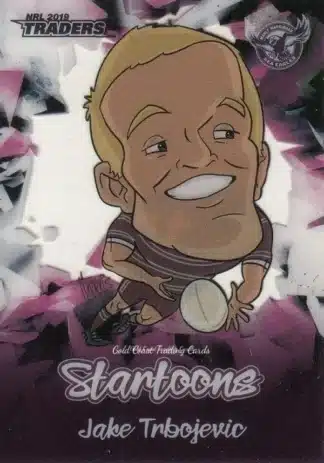 2019 NRL Traders Startoons - ST07 Jake Trbojevic Manly Sea Eagles