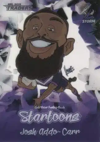 2019 NRL Traders Startoons - ST08 Josh Addo Carr Melbourne Storm