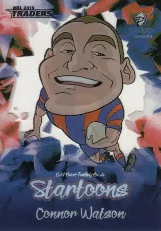 2019 NRL Traders Startoons - ST09 Connor Watson Newcastle Knights