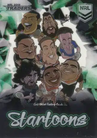 2019 NRL Traders Startoons - ST14 Group B Header Card